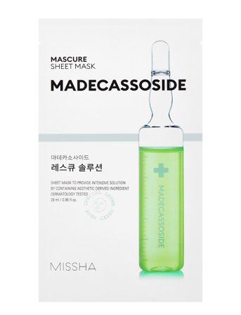 Missha Missha Mascure Rescue Solution Sheet Mask - Nude - 27 ml