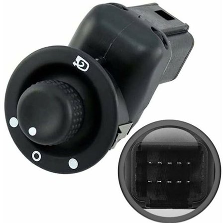 Bakspejlsknap til Clio 3 4 Scenic Captur Modus, udvendig justeringskontrolkontakt, sammenklappeligt spejl