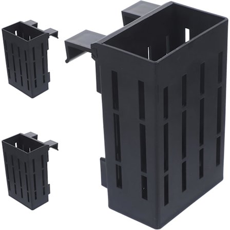 3 ripustettavan vesikasvitelineen setti rei'illä, sopii akvaarioon, musta