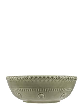 Daisy Saladsbowl 23 Cm Home Tableware Bowls Salad Bowls Vihreä PotteryJo
