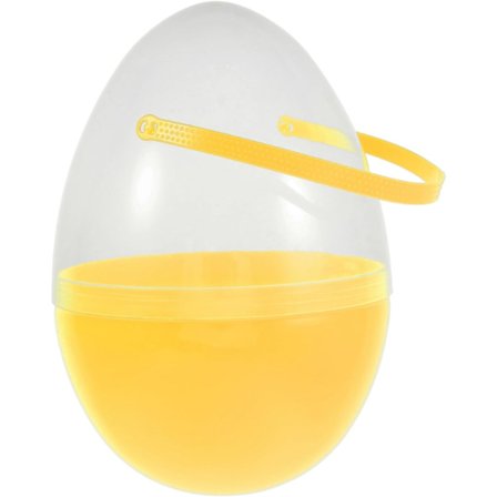 Jumbo Plast Påskeegg Med Håndtak For Barn Tomme Fyllbare Påskeeggbeholdere Klare Store Kurver