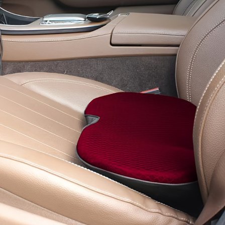 Memory Foam Bilsædehynde - Dobbelt Formål Kile & Lændestøtte - Komfortabel Kørekile til Alle Årstider med Aftagelig [DB]