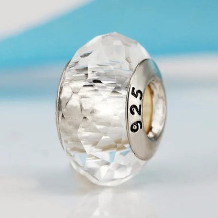 Ny europeisk färgglad Lampwork Glaspärla Murano Plast Aolly Charm Passar Pandora Armband Armband Kvinnor Tjej DIY Smycken Dropship