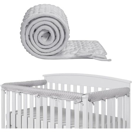 Sengehest 3 Stykker Åndbar Mesh Sengebeskytter 128x18cm/68x18cm Sengekofanger Sengegitter Sengekant Sengegitter Sammenklappelig Sengehest Beskyttelse 