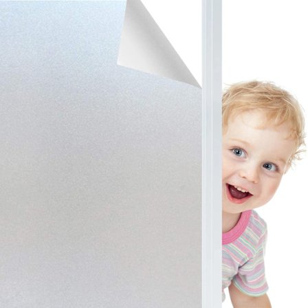 Privatlivsvinduefilm selvklæbende frostet (30 cm*200 cm)