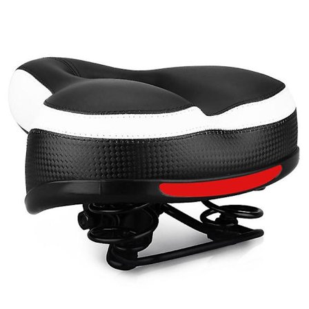 Cykelsadel Mountainbike Komfort Bred Sadelkudde Mjuk Vadderad Vägsadel