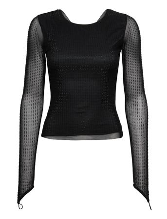 Mesha Blouse Blus Långärmad Svart OW Collection