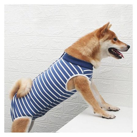 Återhämtningsdräkt för hundar, kirurgisk återhämtningsdräkt för hundar för hon- och hanhundar med buksår eller hudsjukdomar, alternativ till 