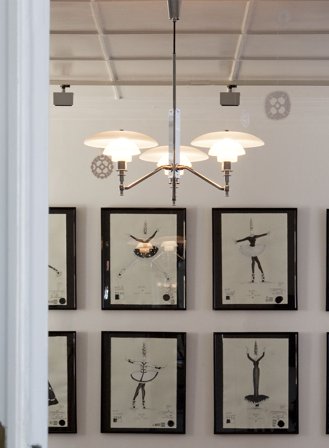 PH 3/2 Academy taklampe - krom/opal