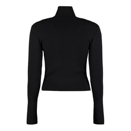 Patou, Turtlenecks Zwart, Dames, Maat:L