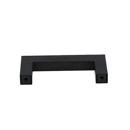 möbelhandtag, svart rostfritt stål skåphandtag