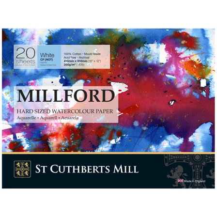 St Cuthberts Mill Millford Aquarelblok 410x310 mm 300g CP