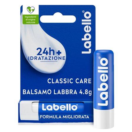 Labello Classic Care Balsamo Burrocacao Classico Fondente Sulle