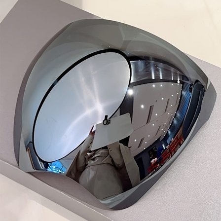 Et par trendy nye herre oversized briller uden ramme med flerfarvede coatede linser, stilfulde herre dekorative briller [DB]