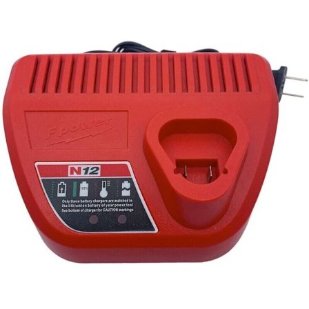 10,8V 3A litiumbatteriladdare för Milwaukee Tools N12 M12 KLB