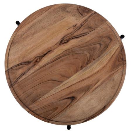 Womo-design Sidobord Uppsättning Av Två 40x55cm Ö / Ö 35x50cm, Natur