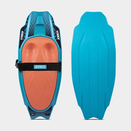 Kneeboard JOBE Slash Teal, 124 cm, blu/arancione, adatto a rider fino a 100 kg