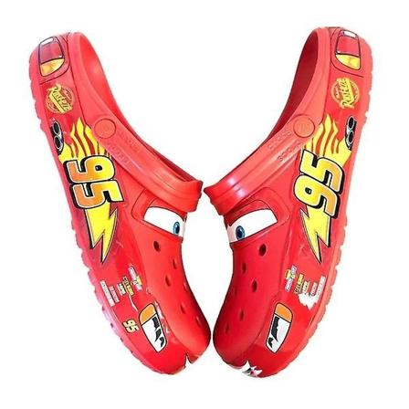 Bilar Träskor Tofflor Vuxen Kid Mc Queen 95 Anti-halk Tofflor Sandaler Vattenskor M5-W7
