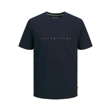 Jack & Jones, Short sleeve T-shirt jjfont Niebieski, Mężczyzna, Rozmiar: S
