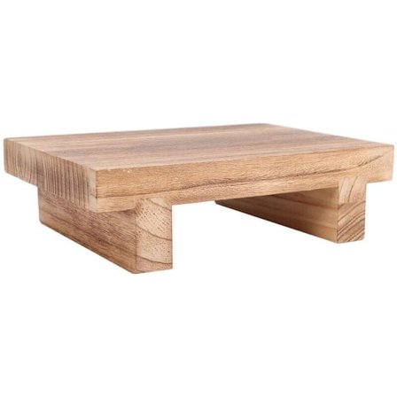 Puff och fotpall, Trä sängbordspall kompatibel med inomhus utomhus mångsidig mobil fotstöd kompatibel med vardagsrum.