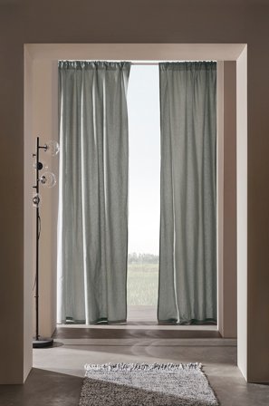 Jotex - Gardin 2-pakke Lys gråblå - ELORA - Kjøp Multifunksjonsgardiner hos Jotex