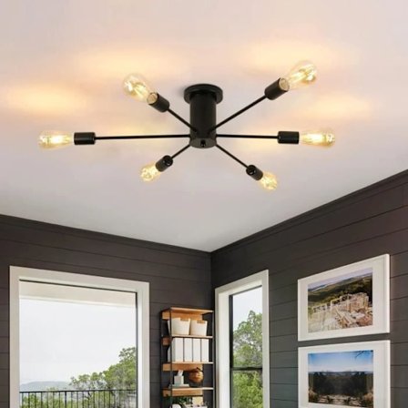 Industriell taklampe Retro taklampe E27 vintage taklampe for stue og soverom bar restaurant spisestue