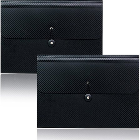 2 Expanderbara mappar, Pocket File Pocket för konferensinformation