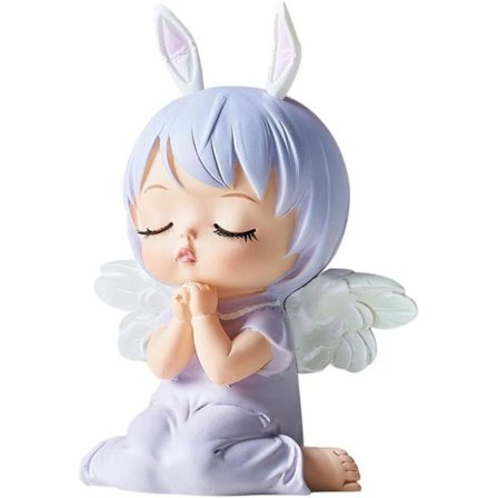 1 st Angel Cartoon Sittande Angel Figur Modell Fotorekvisita Baka