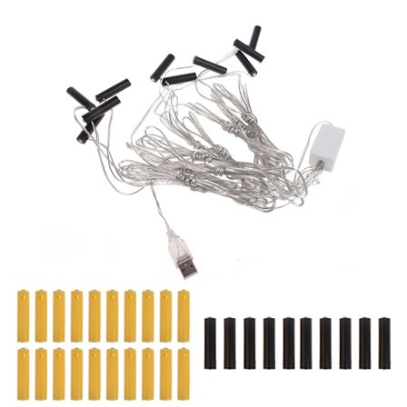 1 set USB AAA Battery Eliminators Kit Ersättning för 4,5V och 3V AAA-batterier