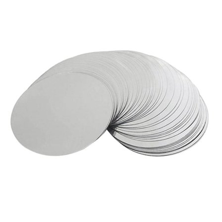 200 stk 3 tommer sølv vinhelleplate Anti-Drypp Stopp Vann Heltutløp Helt Flakes