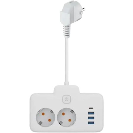 Office Power Strip with PD/USB Outlets - Two Electrical Outlets with USB Ports - Fast Charging Compatible Devices