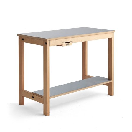 Symaskinsbord,1200x600x900 mm, laminat, mörkgrå