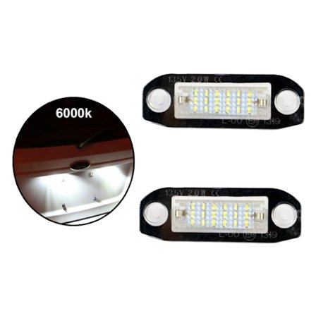 Volvo V50 S60 S80 V70 XC60 XC70 XC90 LED Nummerpladelys - Perfekt