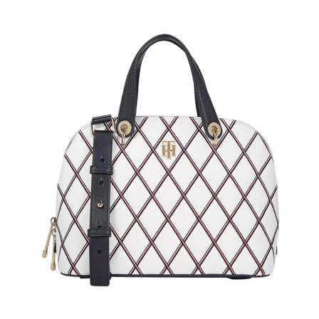 Tommy Hilfiger, Women& Ecru TH Element Duffle Quilt Tommy Hilfiger Beige, Dames, Maat:ONE Size