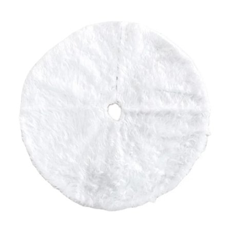 Jul Träd Kjol Dekor Vit Plysch Päls Jul Träd underlag Matta Klädsel God Jul Dekoration