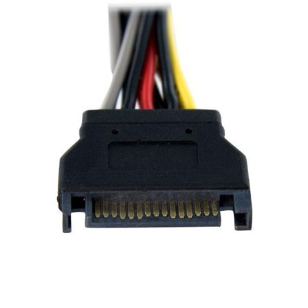 StarTech 6in SATA Power Y Splitter Cable Adapter - M/F - Strømsplitter - SATA-strøm (hann) til SATA-strøm (hunn) - 15.2 cm