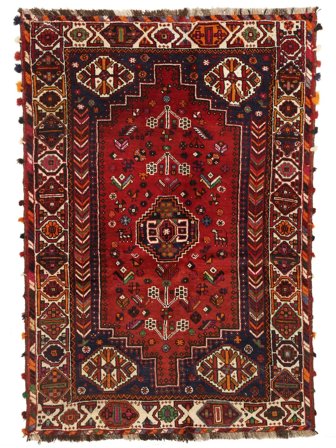 Medaljong Liten Ghashghai Matta 130X190 Ull