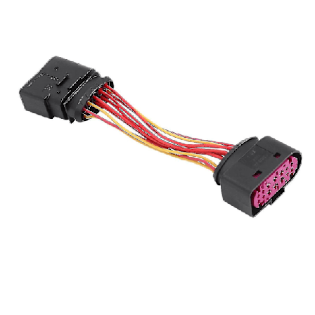 Bil HID Xenon Strålkastare 10 till 14-stiftskontakt Adapter för 1j0973835 1j0973737 Biltillbehör (FMY)