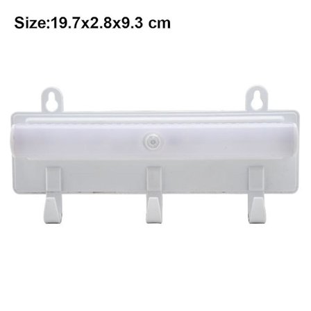 Led Human Body Induction Lamp Magnetisk Avtakbar Bærbar Nattlys Med Krok Garderobe Skap Soverom Nattlys