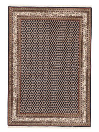 Oriental Mir Indo Rug 170X244 Brown/Black Wool, India
