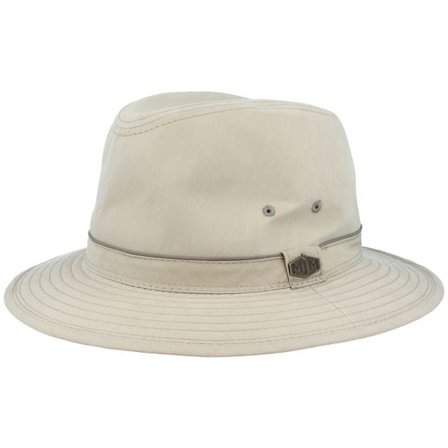 MJM Hats - Beige traveler Hatt - Travel Cotton Mix Khaki Traveller @ Hatstore