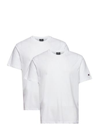 2Pack Crew-Neck T-shirts Short-sleeved Valkoinen Champion