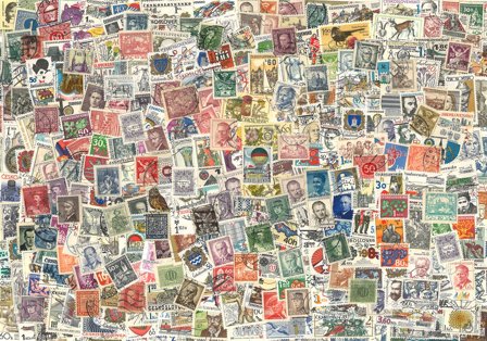 Tjekkoslovakiet - 450 forskellige frimærker - Stemplet