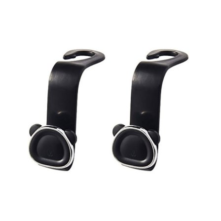 2 Stk Bil Nakkestøtte Krok Sete Rygg Organizers SVART