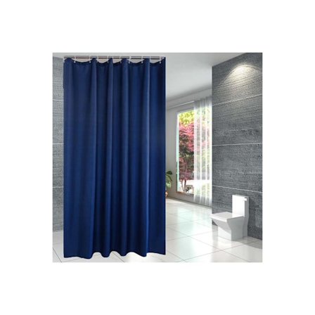 Vattentätt Duschdraperi Badrum Duschdraperi Liner-STORLEK,FÄRG:180x200cm,Marinblå