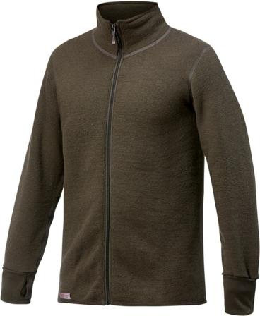 Woolpower - Full Zip Jacket 600 Unisex Pine Green- Takki - Unisex