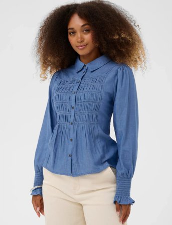 Cream Crkami Shirt - Blue - 46