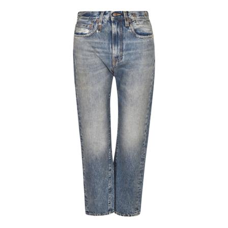 R13, Slim-fit Jeans Blauw, Dames, Maat:W27
