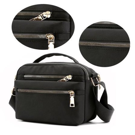 IC Multilommers Skulderveske Håndvesker Liten Lett Reiseveske