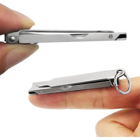 Ultra tynn bærbar fingerneglklipper Mini reise sammenleggbar tå Na